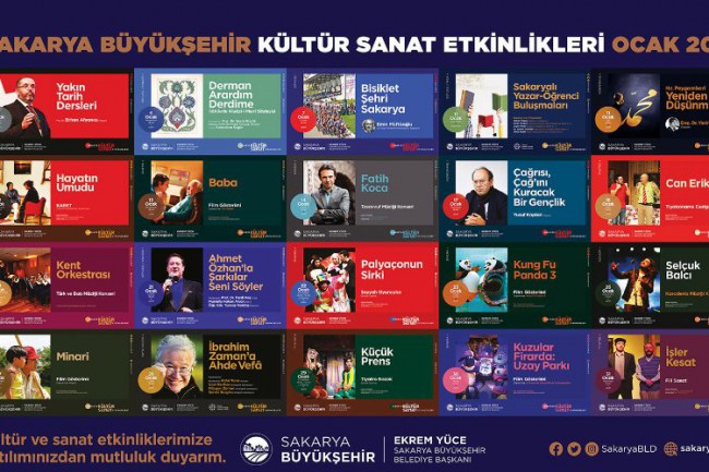 Sakarya'da 2022 sanatla geçecek
