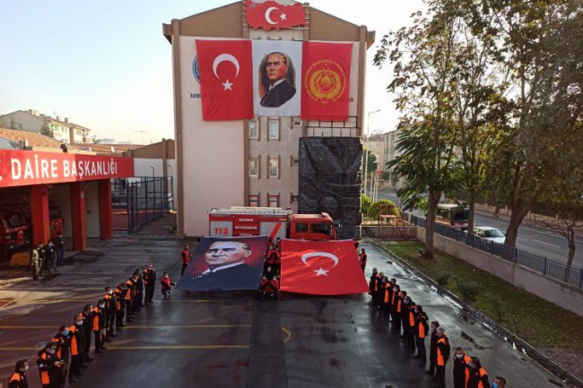 Kayseri itfaiyesi fazla mesai yaptı