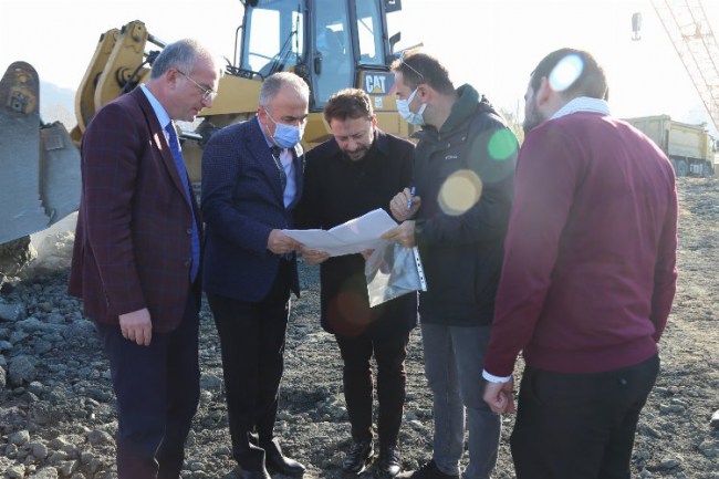 Rize'de devam eden projeler ve çalışmalar incelendi