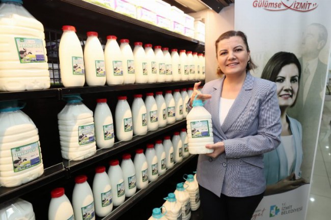 Kocaeli İzmit'te Halk Süt satışları başladı