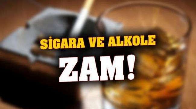 Alkol ve sigara'ya dev zam kapıda