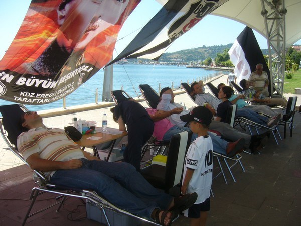 Beşiktaş'lılardan kan bağışı rekoru..