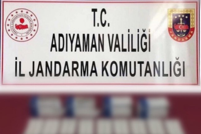 Adıyaman Kahta'da araçta uyuşturucuya 1 tutuklama