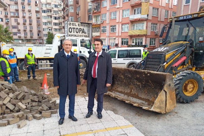 Bursa Osmangazi'de Yahşibey Bozkurt Caddesi tamamen yenileniyor