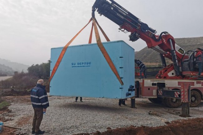 Manisa Köseali'ye 200 tonluk içme suyu deposu
