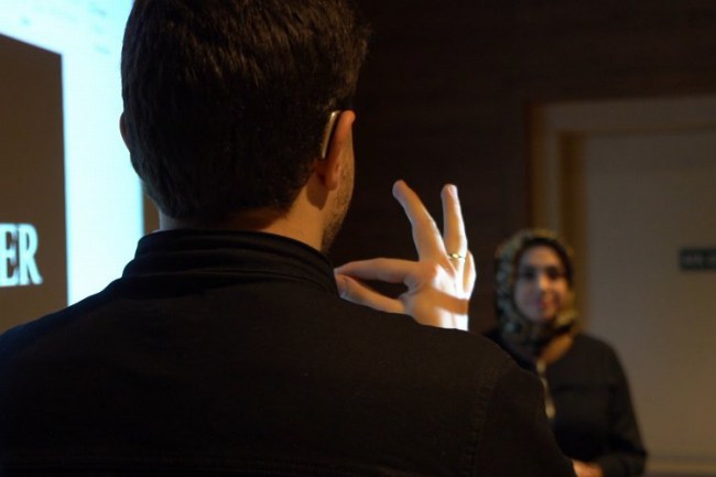 Gaziantep'te Panorama Müzesi çalışanlarına işaret dili eğitimi