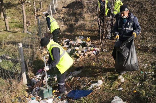 Kütahya'nın her noktası temizleniyor