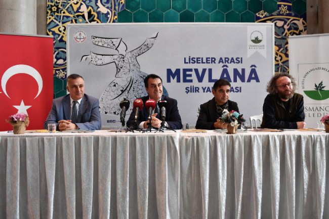 Bursa Osmangazi'de Mevlana Şiir Yarışması'nın kazananları belli oldu