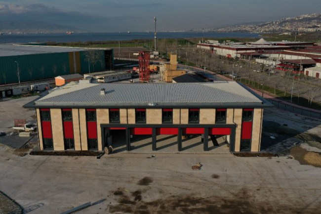 Kocaeli İtfaiye'nin yeni binasında sona yaklaşıldı