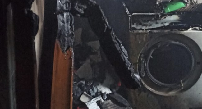 Kdz.Ereğli’de çamaşır makinasından yangın çıktı