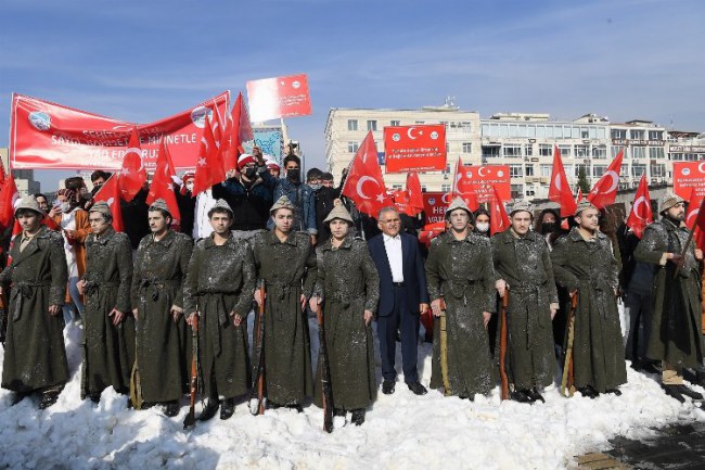 Kayseri'de Sarıkamış'a özel anma