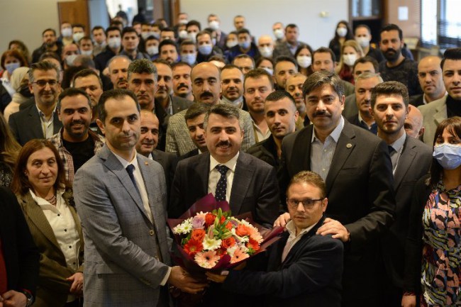 Bursa Yıldırım'da personele 'tavan'dan destek