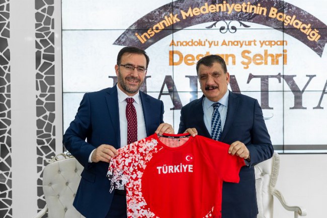 Atletizm Federasyonu Malatya Büyükşehir'i ziyaret etti