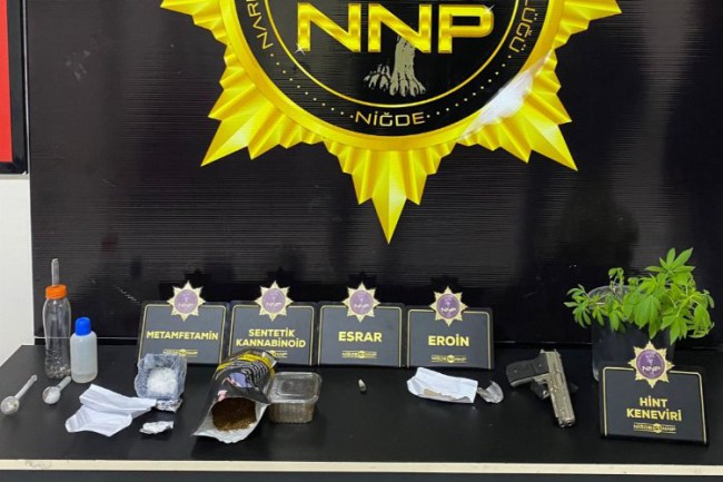 Niğde'de uyuşturucuyla mücadele devam ediyor