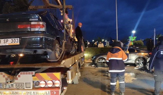 Kdz.Ereğli sahil şeridinde kaza