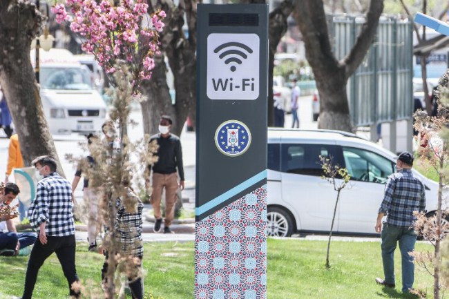 Kütahya'da ücretsiz Wi-Fi