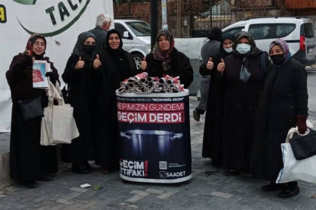 Saadet Partisi Kayseri'den 'öz'lü sözler