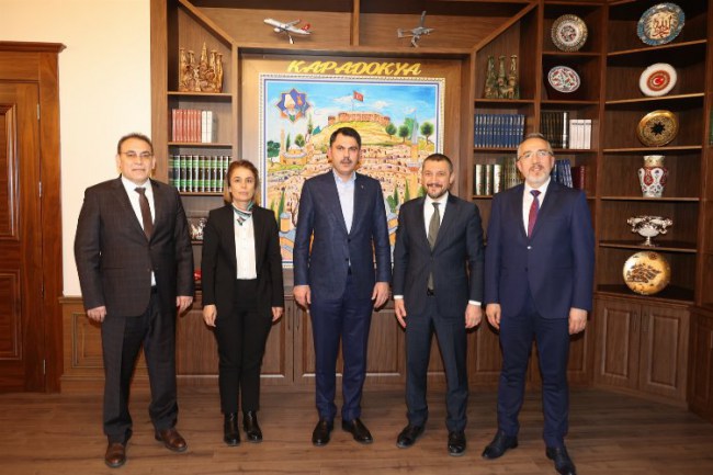 Bakan Kurum, Nevşehir'den müjdeler verdi