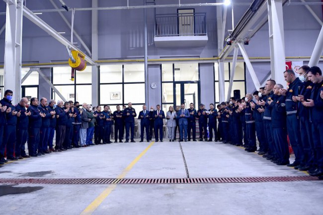 Malatya'dan Bursalı şehit itfaiye erlerine dua