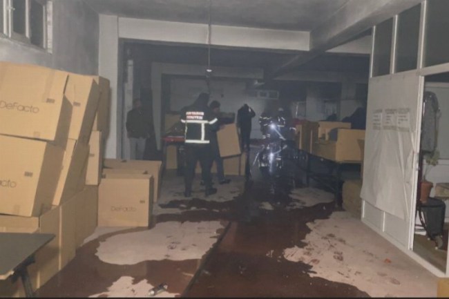 Adıyaman'da tekstil fabrikasında yangın
