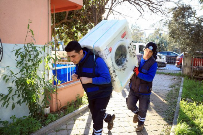 Muğla'da yağmur mağdurlarına yardım