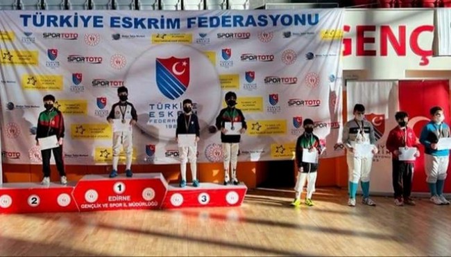 Eskrim Kılıç Açık Turnuvasında Kdz. Ereğli GSK’ye 3 Madalya
