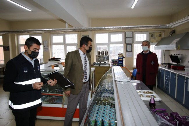 Kayseri Hacılar'da kantin denetimleri sıklaştı