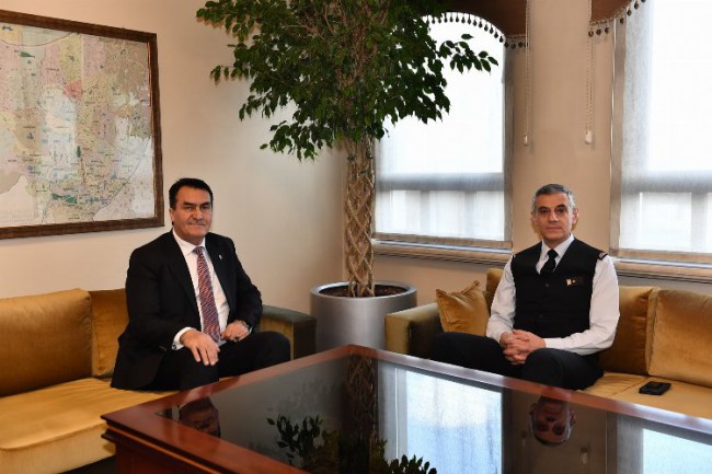 Bursa Osmangazi'de Tuğgeneral Yalçınkaya'dan iade-i ziyaret