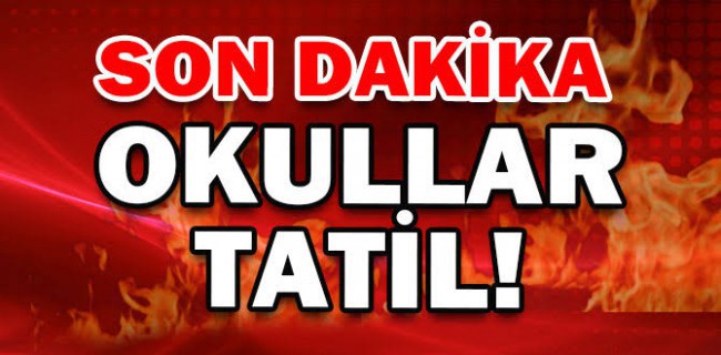 Kdz.Ereğli’de okullar tatil