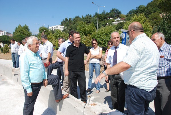 Posbıyık, çalışmaları yerinde inceledi