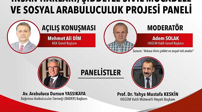 KGK öncülüğünde şiddetle mücadele paneli