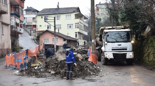 Kdz.Ereğli Sakindere projesi’nde inşaat çalışmaları bitti