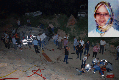 Gülüç'te feci kaza..