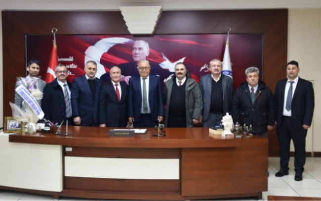 Civelek ve ekibinden Başkan Posbıyık’a ziyaret