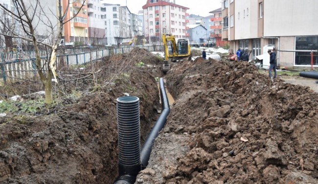 Fakülte bölgesinde yağmur suyu taşkınlarını önleyecek
