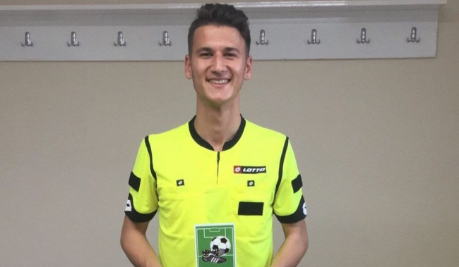 Hakem Ertuğrul Göktaş başarısıyla dikkat çekiyor