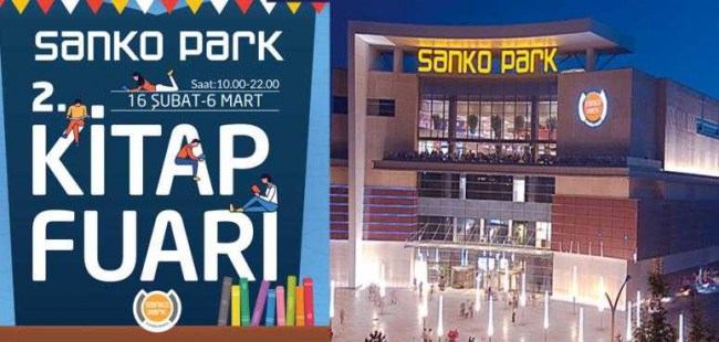 Sanko Park alışveriş merkezi 2’nci kitap fuarı başlıyor