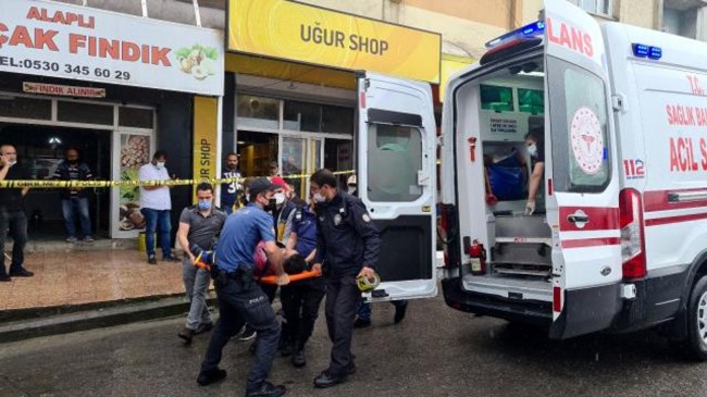 Alaplı’da silahlı kavga