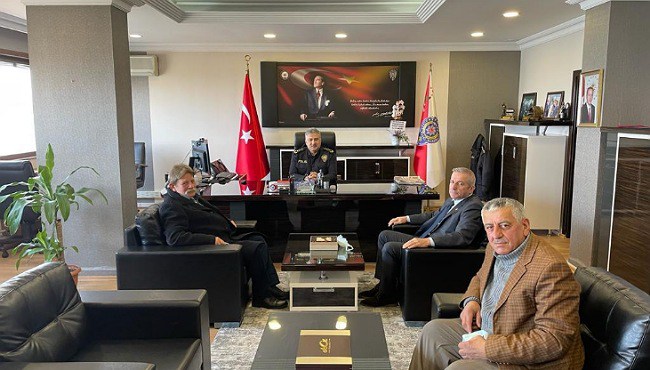 Zonguldak Esnaf Odalarından Müdür Aktaş’a ziyaret