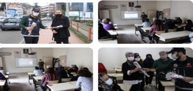 Zonguldak Emniyet Müdürlüğünde 8 Mart