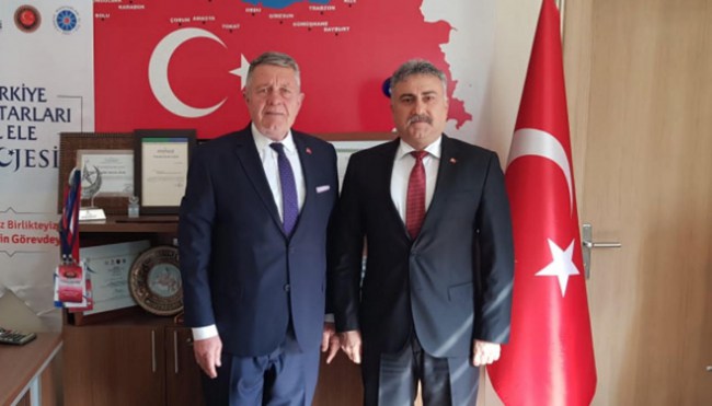 Zonguldak Emniyet Müdürü Fahri Aktaş’tan Muhtarlar Derneği’ne ziyaret