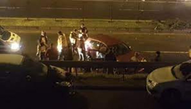 Kdz.Ereğli’de kaza.. Araç karşı şeride geçti