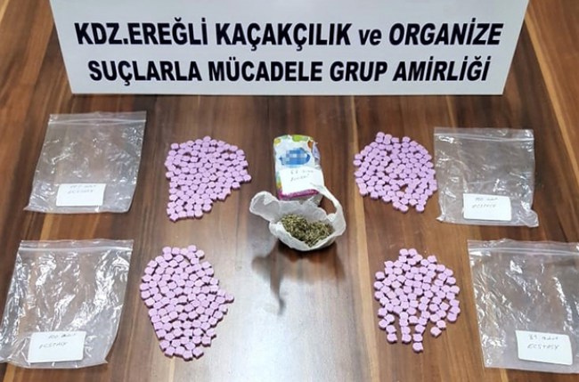 Kdz.Ereğli’de uyuşturucu baskını