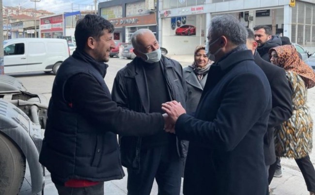 Başkan Bozkurt ve ekibi Kışla Sanayi sitesinde