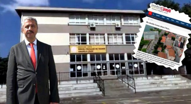 Kdz.Ereğli Endüstri Meslek Lisesi Müdürüne soruşturma açıldı