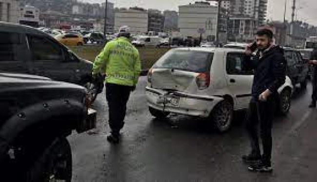 Kdz.Ereğli’de yine zincirleme kaza
