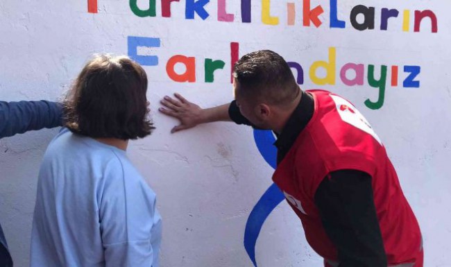 Kızılay Kdz.Ereğli Şubesi özel çocuklarla boyama etkinliği yaptı