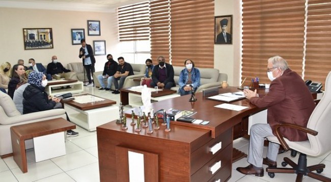 Başkan Posbıyık roman vatandaşları ağırladı