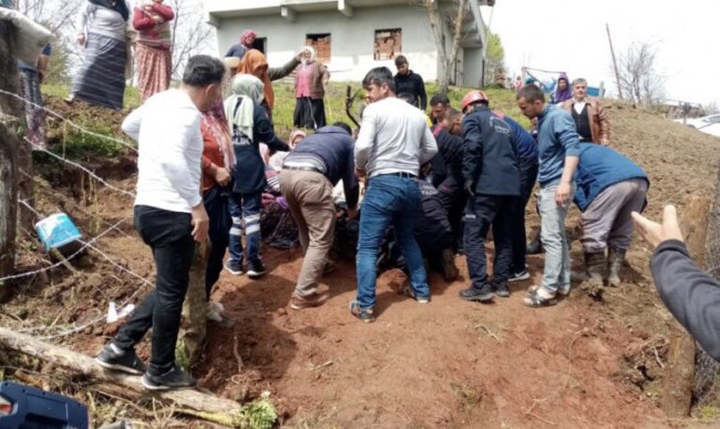 Kdz.Ereğli’de patpat kazası geçiren çiftçiden haber var