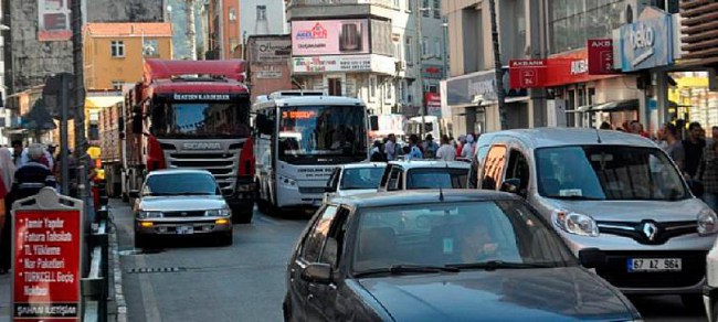 Zonguldak'ta motorlu araç sayısı artmaya devam ediyor